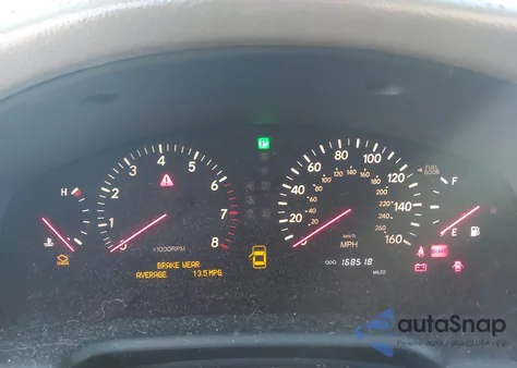 2003 Lexus Ls 430 из США, поврежденный, VIN JTHBN30F630109372